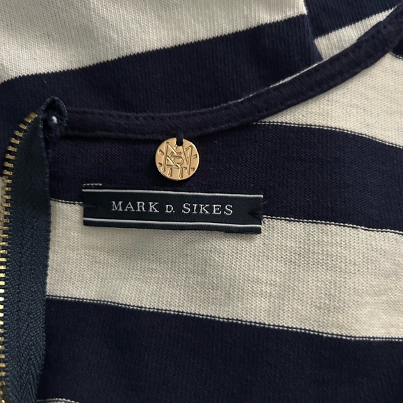 Mark D. Sikes blue and white striped minidress - Picture 3 of 7